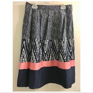 Plus Size Printed Casual Skirt